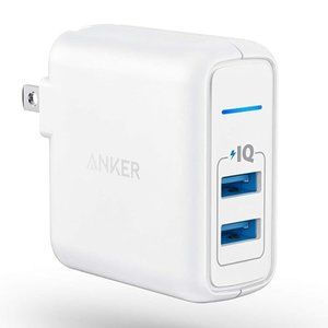 NEW Anker PowerPort Elite 2 24W USB Wall Charger - White